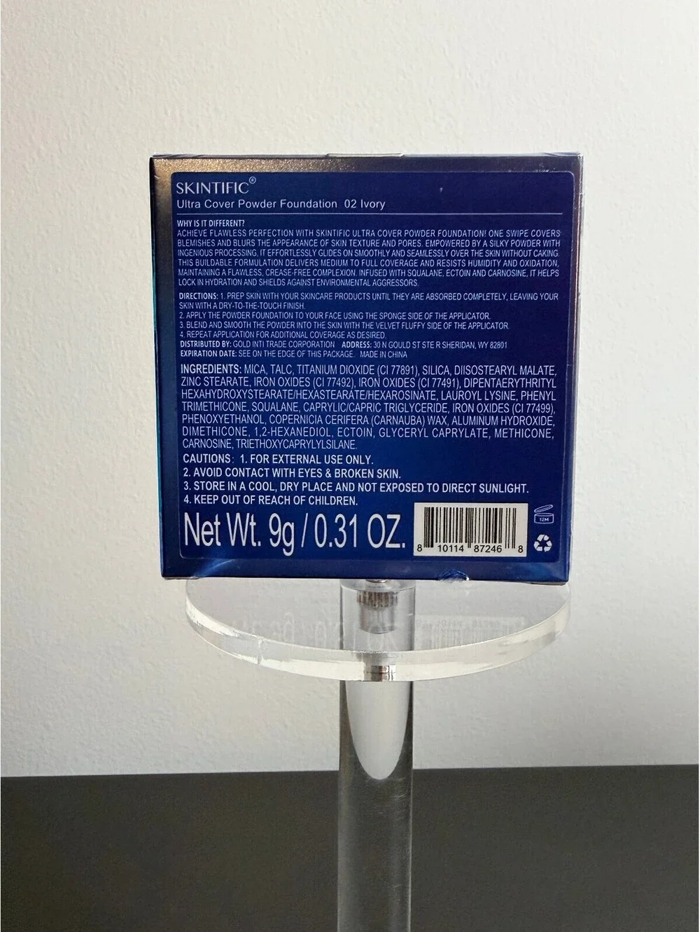 SKINTIFIC Ultra Cover Power Cushion Foundation 02 Ivory